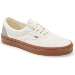 NIB VANS Mens Era Sneaker-9.5 White and Gray